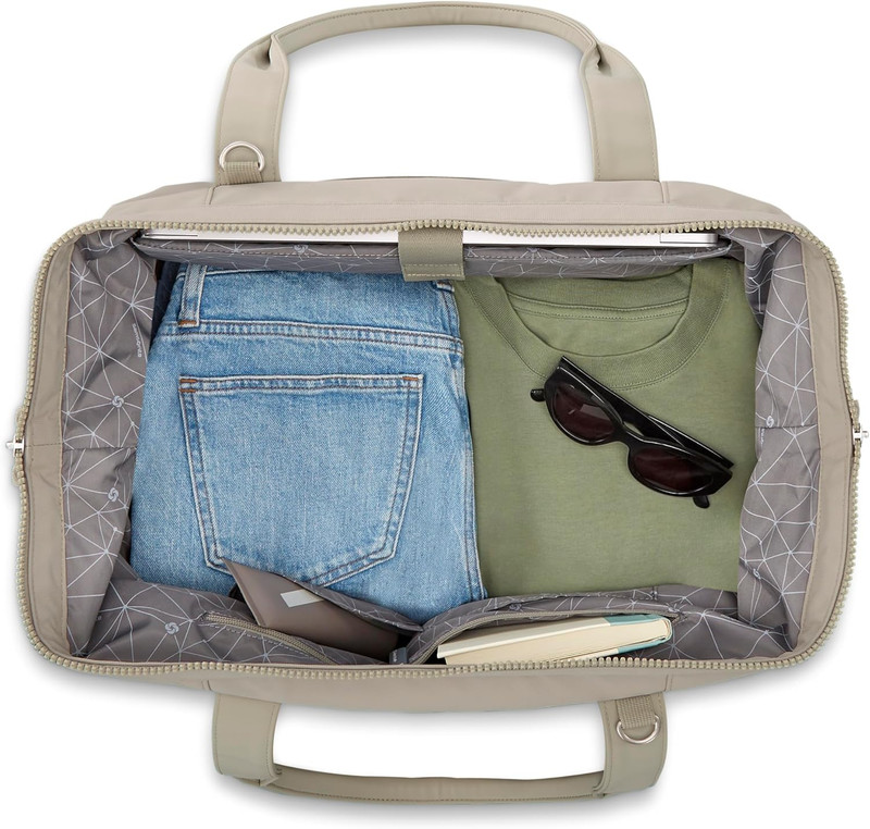 Better than Basics Weekender Duffle – Drop Bottom Travel Bag with 14” Laptop Com gallery