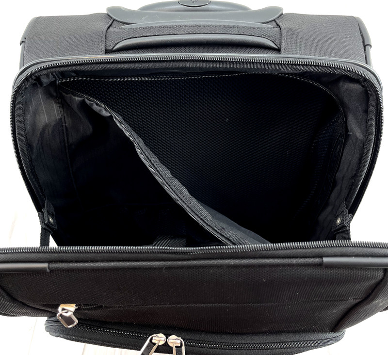 Samsonite Black 20" Mercedes Logo Rolling Wheeled Carry-On luggage Suitcase gallery