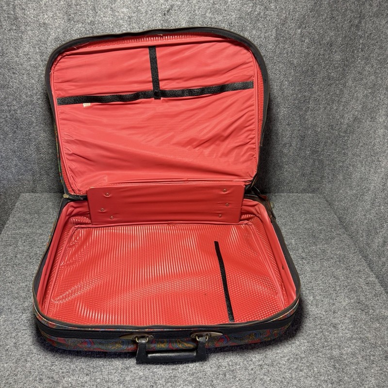 Vintage 1960’s Paisley Pattern (3 Piece) Set Travel Luggage Boho Hippie - Japan gallery