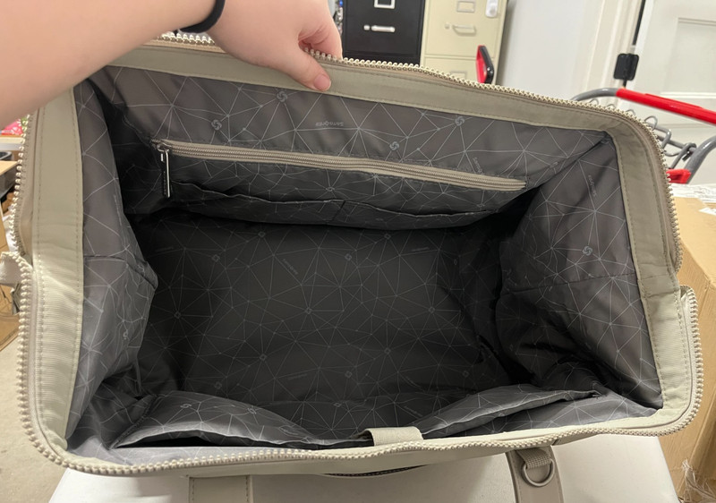 Samsonite, Better Than Basic Drop Bottom Weekender Duffel, LimeStone Grey gallery
