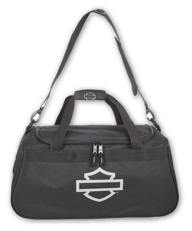 Harley-Davidson Bar & Shield Logo Zipper Rugged Graphic Duffel Bag - Black gallery