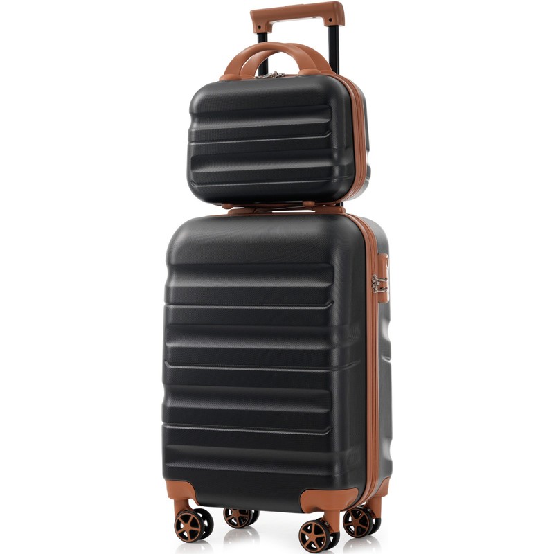 6 Piece Luggage Set Hardshell Carry on Suitcase with Spinner Check-In Sizes New gallery
