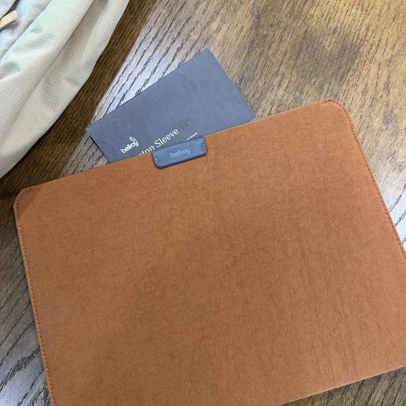 Bellroy Transit Workpack 20L Backpack + 14” Laptop Sleeve Limestone EUC gallery