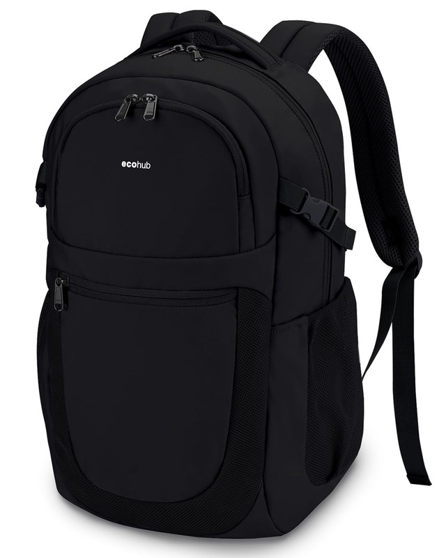 ECOHUB Travel Backpack for Men Women, 17.3 inch Suspended Laptop Backpack, Fa…