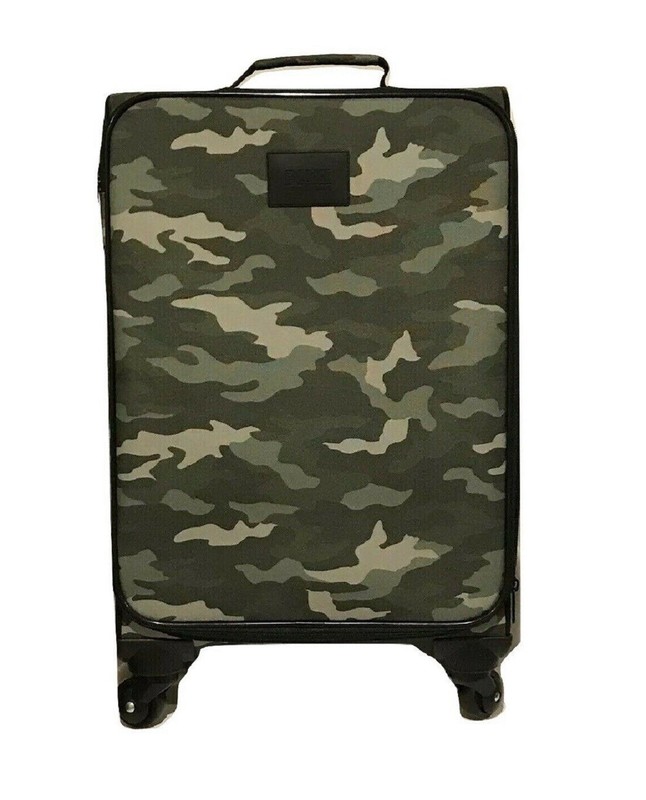 Victoria’s Secret Pink Wheelie Carry On Luggage Suitcase Color Camo Print NEW