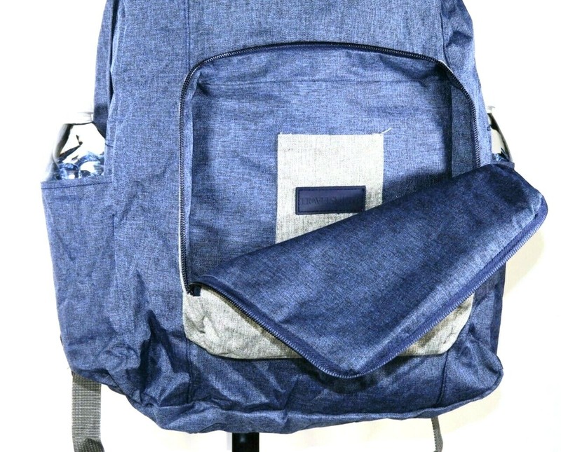 Travelsmith Backpack Foldable Daypack Full Size Convertible 18"x12"x5" Extra Bag gallery