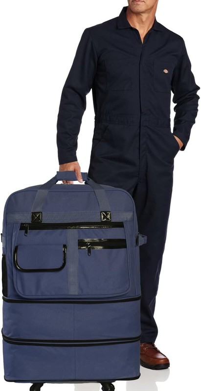 Lightweight Expandable Foldable Luggage Collapsible Suitcase for Men Women Roll gallery
