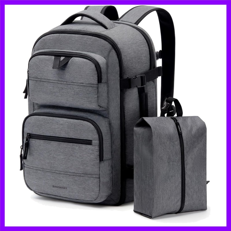 BAGSMART Travel Backpack for Women Men, 40L Flight Approved Carry on Backpack…