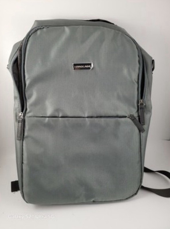 PAN AM Backpack First Class Backpack – Color: Slate – Retro Airline Logo , NWT