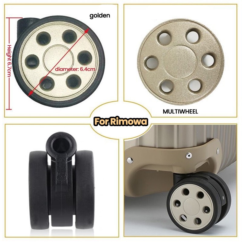 Luggage Wheel 50mm/64mm RIMOWA Wheel Replacement Parts Wheel- gallery