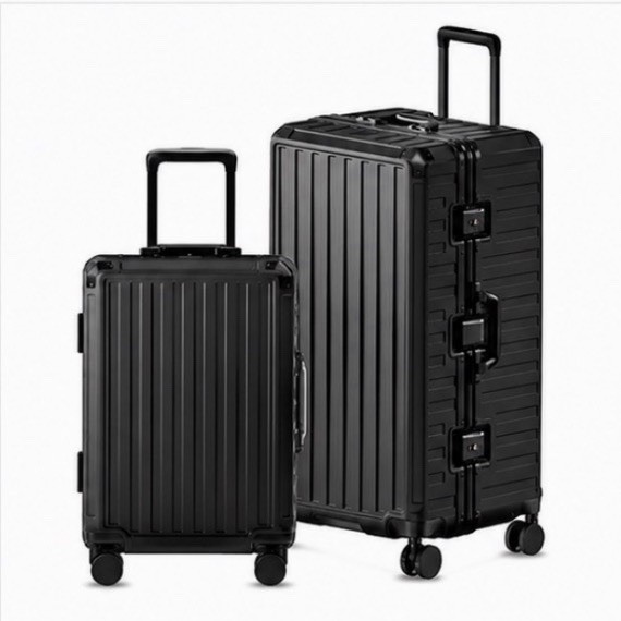 luggex Hard Shell Size In Photos No Zipper Suitcase - Color Options gallery
