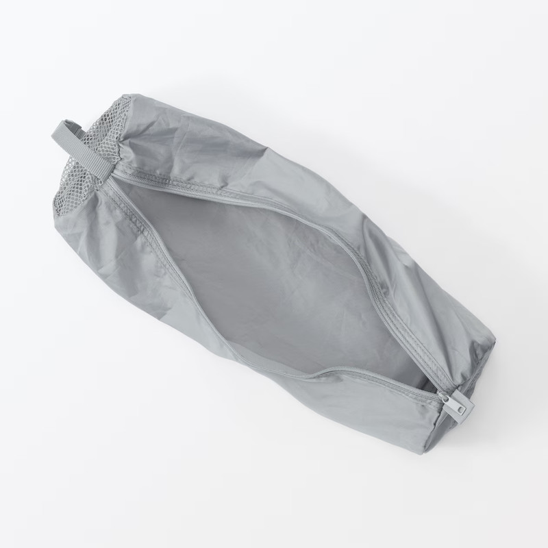 New Muji Polyester foldable Sorting Case Cylindrical Gray Color With 2 Size S/M gallery