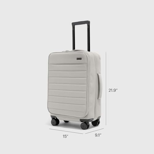 22" Lightweight Expandable Softside Carry-On Away Luggage - Cloud Gray gallery