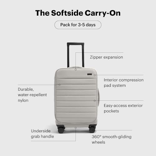 22" Lightweight Expandable Softside Carry-On Away Luggage - Cloud Gray gallery