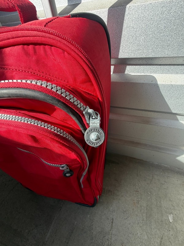 Kipling 22" Expandable Wheeled Red Rolling Luggage Carry-on gallery