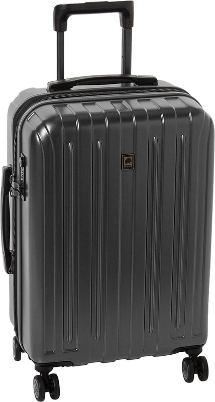 DELSEY Titanium 21" Expandable Hardside Carry On Luggage Spinner Black BRAND NEW gallery