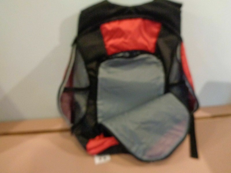 The Magnet Group The Essential Backpack Padded Shoulder Strap Red w Black gallery
