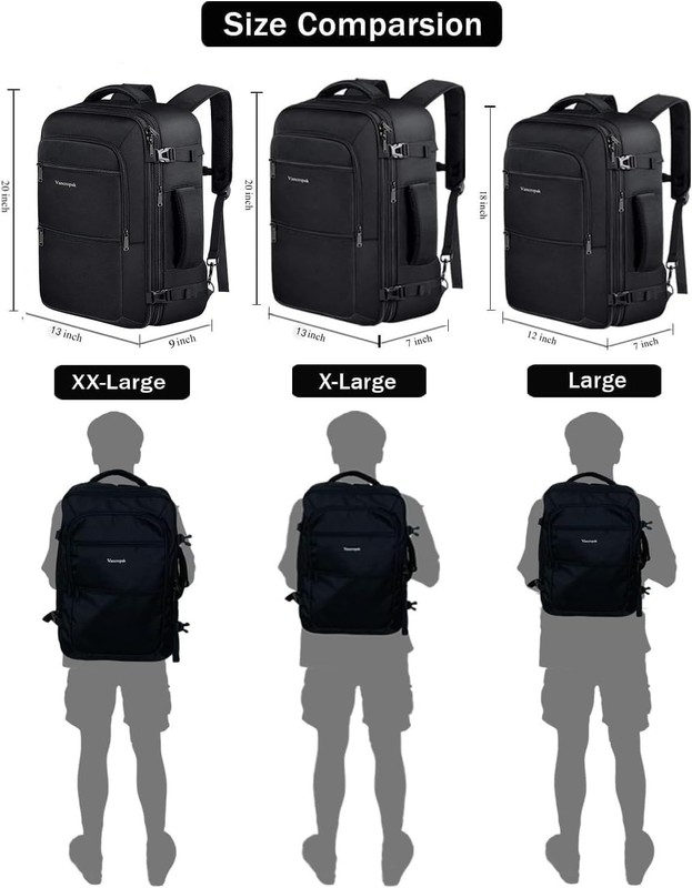 45L Expandable Backpack - Comfort & Durability for Travel Enthusiasts gallery