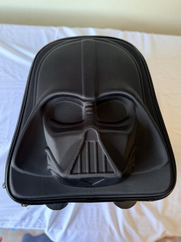 Star Wars Darth Vader Rolling Suitcase Luggage Carry On LED Light-Up Wheels