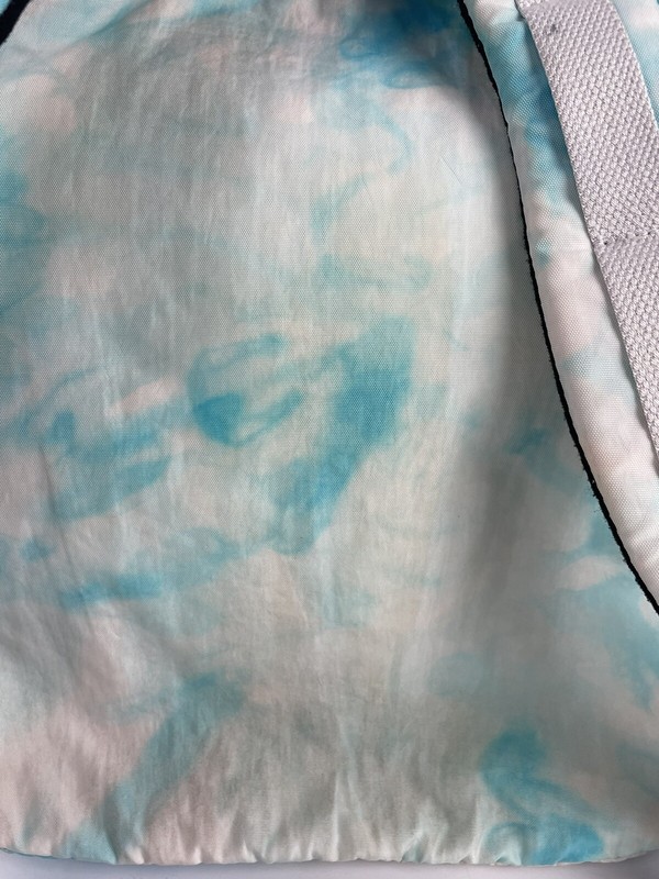 KIPLING SEOUL LARGE BACKPACK LAPTOP SECTION BLUE TIE DYE READ gallery