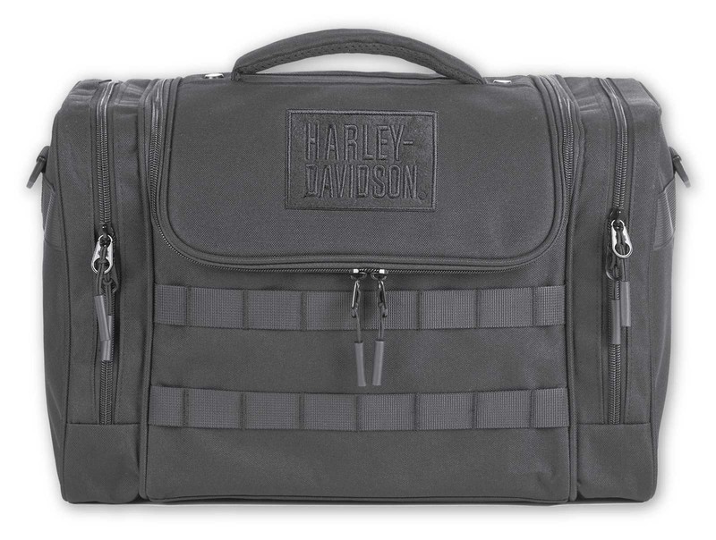 Harley-Davidson Rugged High-Density Polyester Rebel Hop Along Duffel – Black