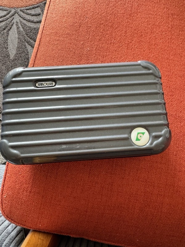 RIMOWA Travel Grey First Class Exclusive Case -Genuine EVA Excellent Booklet