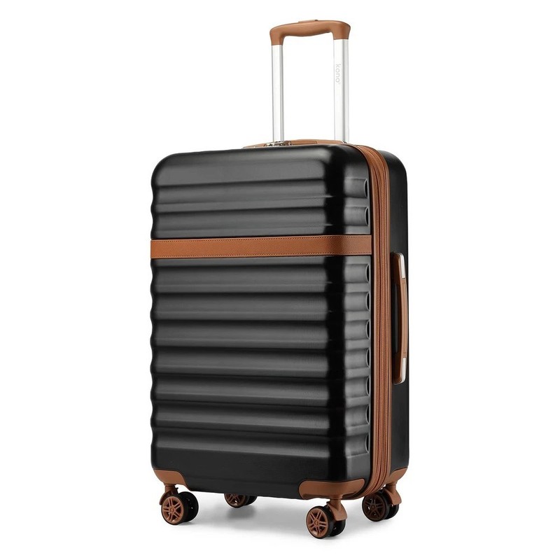 Medium Sized Checked Luggage, 24 Inch Expandable with Spinner Wheels, TSA Loc…