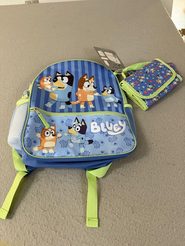Bluey Kids 5 Piece Backpack Set Lunch Bag Water Bottle Accessory Innovations
