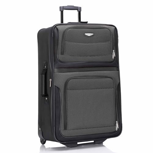 TRAVEL SELECT AMSTERDAM EXPANDABLE ROLLING UPRIGHT LUGGAGE 29" - GRAY