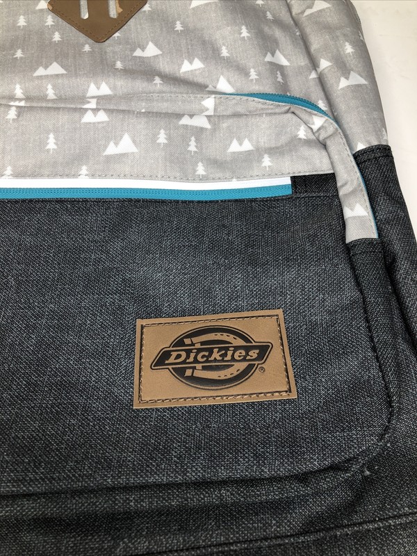 Backpack - Dickies Study Hall, Grey & Teal - 17" x 12" gallery