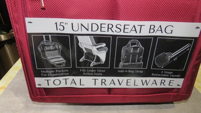 TOTAL TRAVELWARE Everest Expandable Softside Spinner, 15" Wine gallery