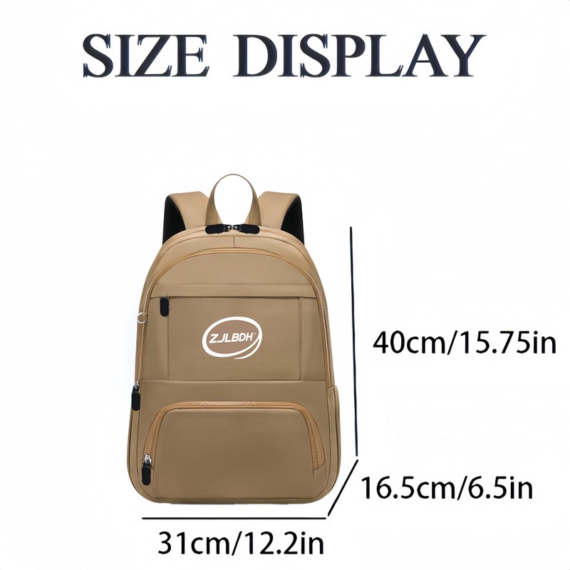 Classical Basic Travel Backpack, Water Resistant Bookbag, Travel, Multiple Co... gallery