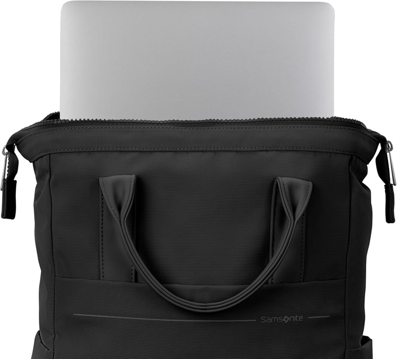 NEW Samsonite Better than Basic Backpack, Convertible - Black (16" x 13" x 6") gallery