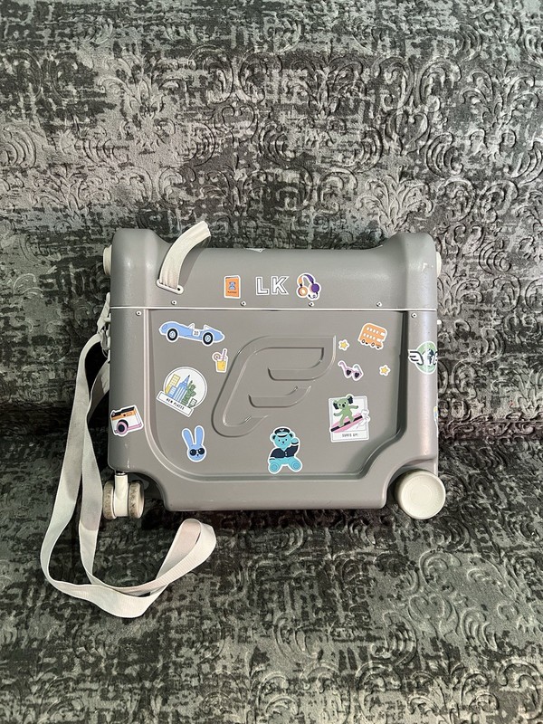 Jet Kids Bedbox by Stokke Kids Ride On Suitcase In Flight Bed No Bedding