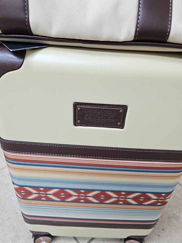 Pendleton Multi Color Mojave Luggage Set Carry On Spinner & Weekend Satchel-NWT gallery