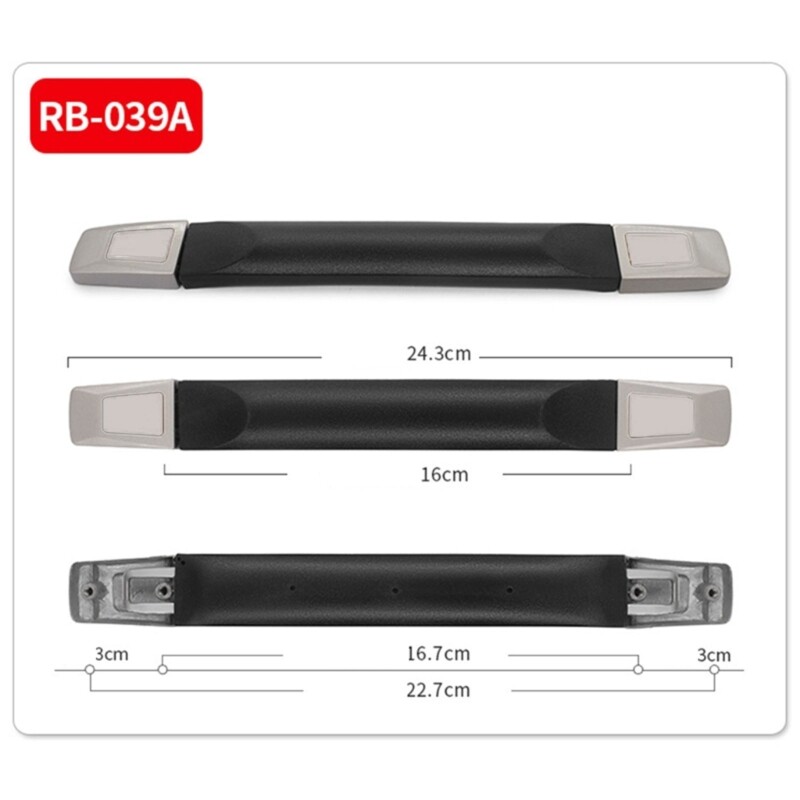 Replacement Luggage Suitcase Handle Carry Strap Luggage Grip with Mounting Screw gallery