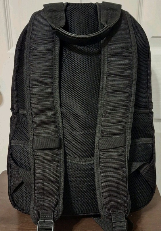 Delsey Large Computer Laptop Backpack for Travel Work Office or School - Black gallery