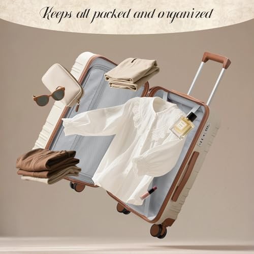 Lightweight Hardshell Suitcase Set with Spinner Wheels, 6 Piece Luggage Set gallery