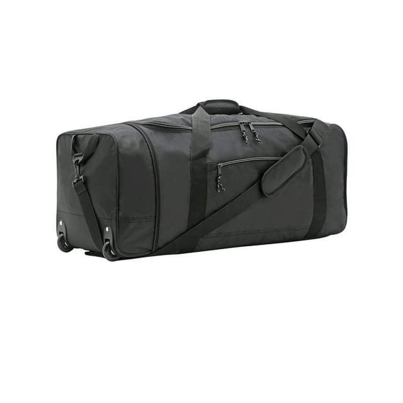 32 Inch Wheeled Rolling Duffel Bag Compact Travel Gym Storage Durable Polyester gallery
