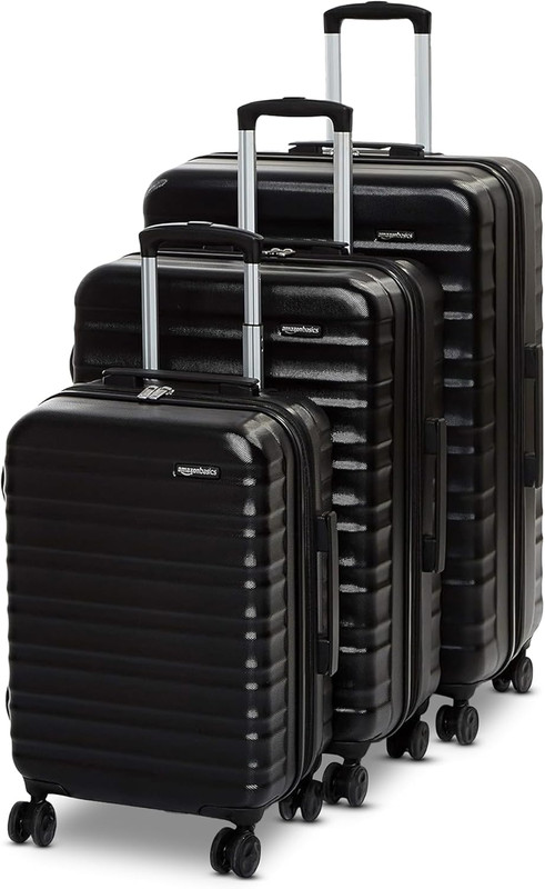 3-Piece Hardshell Luggage Set (21″, 26″, 30″), Scratch-Resistant Expandable Suit