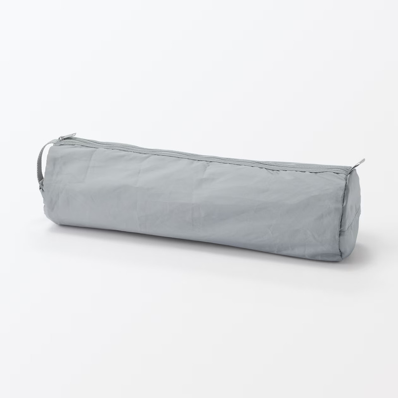 New Muji Polyester foldable Sorting Case Cylindrical Gray Color With 2 Size S/M gallery