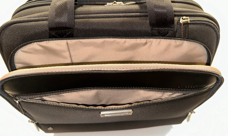 Briggs & Riley @Work Medium Expandable 2-Wheel Brief Travel KR420X Black NWOT gallery