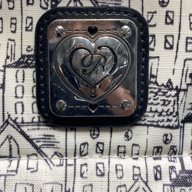 Brighton Black White Village Print Rolling Spinner Suitcase Carry On Luggage gallery