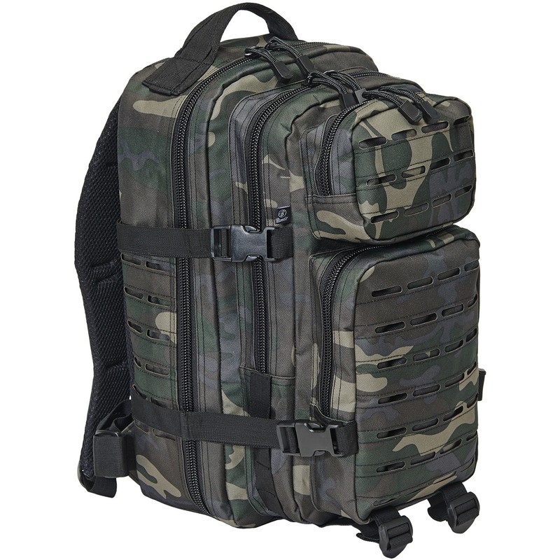 Brandit Us Cooper Lasercut Rucksack Tactical 25L Molle Urban Day Pack Dark Camo