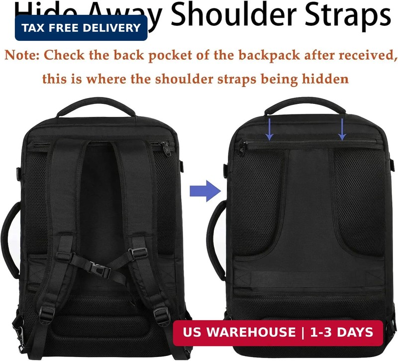 MATEIN Carry on Backpack, Extra Large Travel Backpack Expandable Airplane Approv gallery