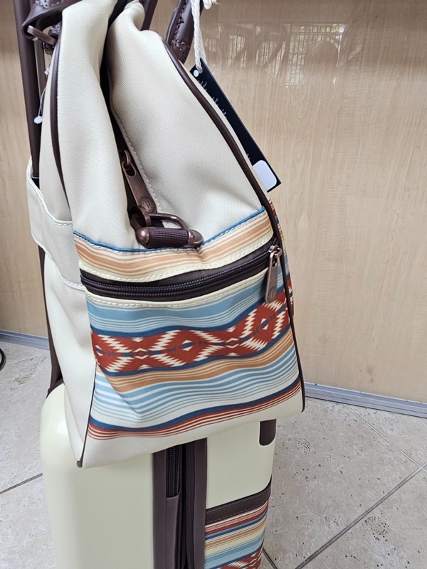 Pendleton Multi Color Mojave Luggage Set Carry On Spinner & Weekend Satchel-NWT gallery