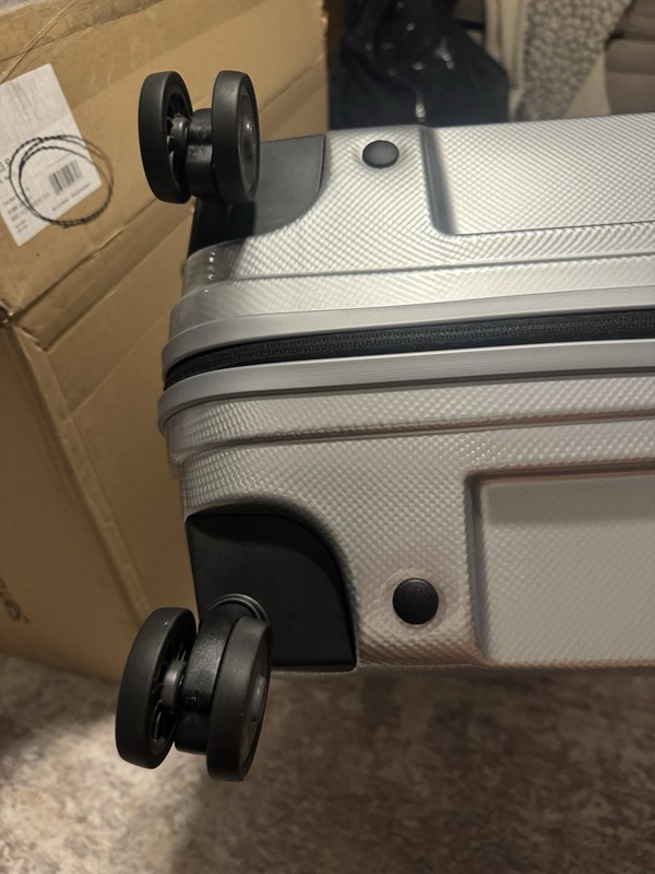 Samsonite Proxis Large Silver Spinner Hardside Suitcase 28" gallery