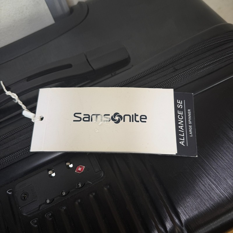 Samsonite 28" Spinner Hardcase Suitcase Bass Black Solid 28 X 20 X 13 gallery