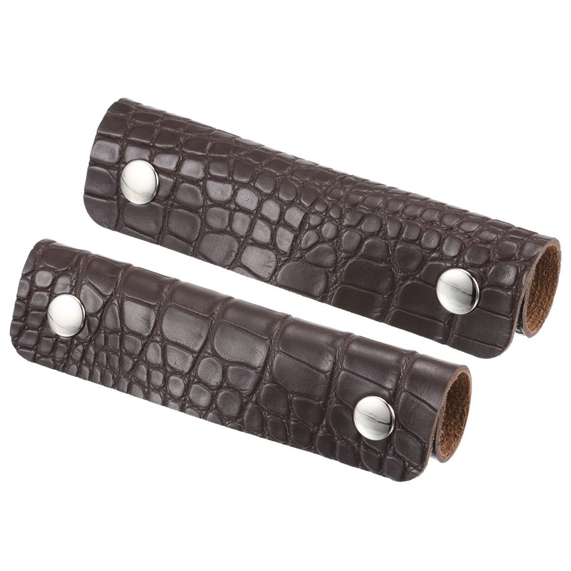Luggage Handle Wrap, 2 Pack Irregular Pattern PU Handbag Grip Cover Protector...