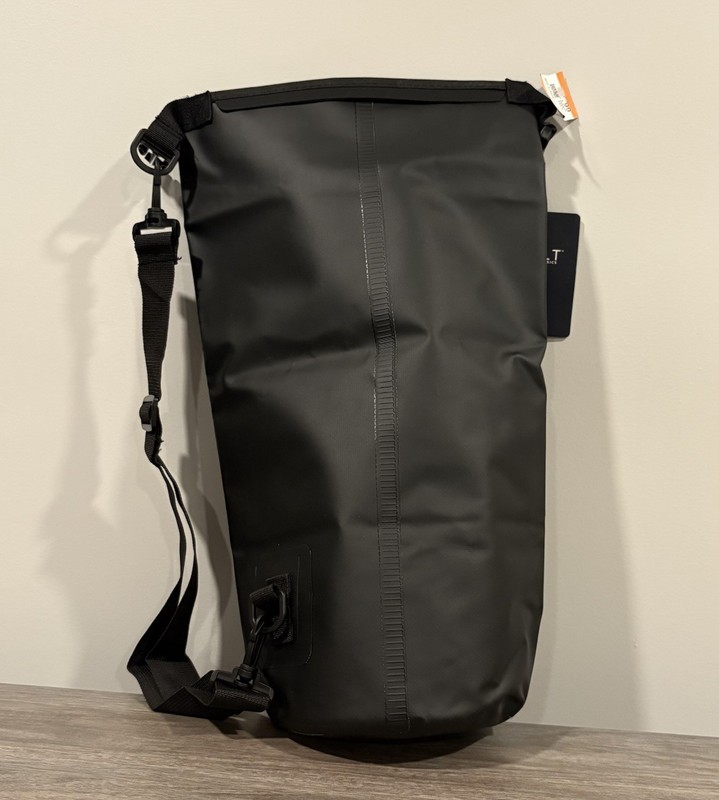 NWT BYLT Premium Basic BIOS Dry BAG Black Adjustable Should Strap Waterproof PVC gallery